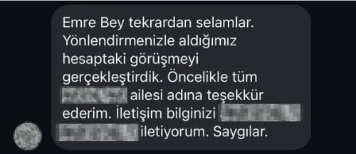 Müşteri Geri Dönüşü 7